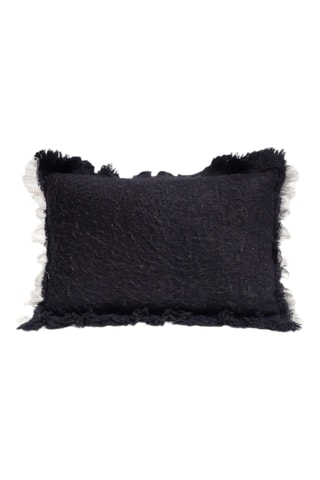 Coussin en laine Covercoupon - Noir - 40 x 60 cm