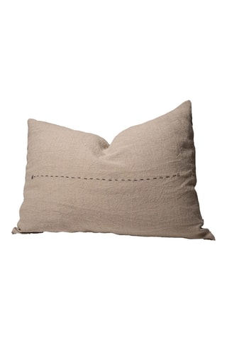 Coussin en lin Bopper - Taupe - 50 x 70 cm