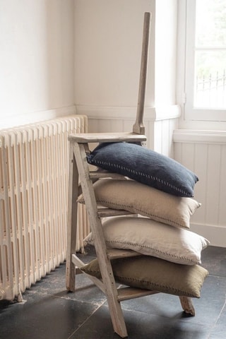 Coussin en lin Bopper - Taupe - 50 x 70 cm