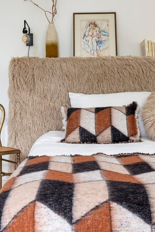 Plaid en laine Couchette - Marron - 135 x 230 cm