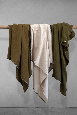 Plaid Enjoy - Kaki - 220 x 140 cm