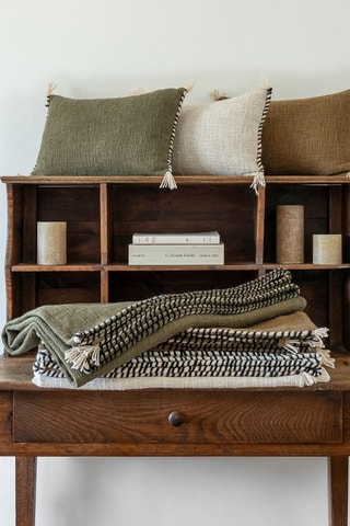 Plaid Enjoy - Kaki - 220 x 140 cm