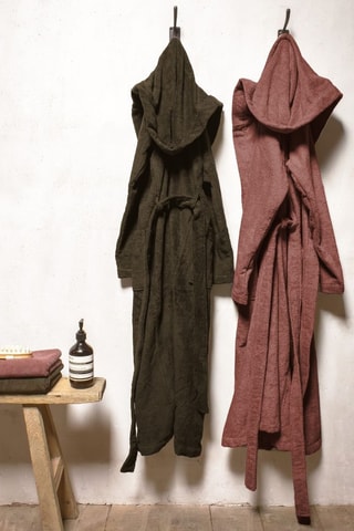 Peignoir à capuche Ushuaia - Kaki