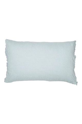 Coussin en lin HQueen - Vert d’eau - 50 x 70 cm