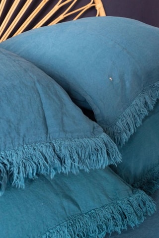 Coussin Hugfrange - Bleu canard - 80 x 80 cm