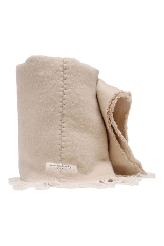 Plaid en laine Chichi - Ecru - 250 x 260 cm