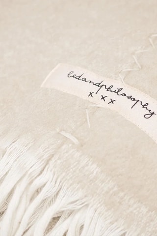 Plaid en laine Chichi - Ecru - 250 x 260 cm