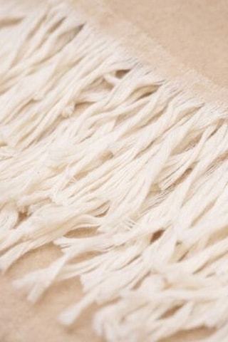 Plaid en laine Chichi - Marron clair - 250 x 260 cm