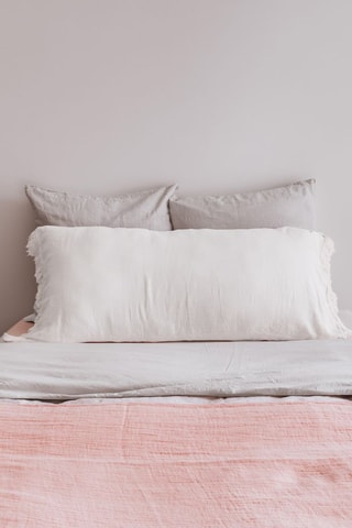 Coussin Loverfrange - Blanc - 55 x 110 cm