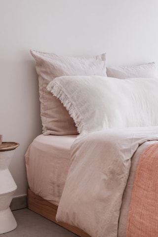 Coussin Loverfrange - Blanc - 55 x 110 cm