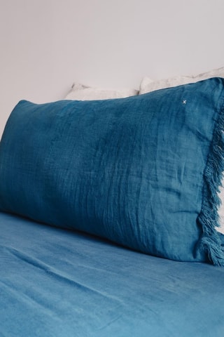 Coussin Loverfrange - Bleu canard - 55 x 110 cm