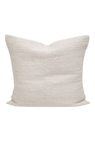 Coussin de sol en laine Shady - Ecru - 80 x 80 cm