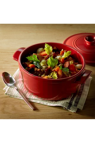 Cocotte ronde en céramique Flame® - 29,5 cm - 5,3 l - 6 à 8 personnes