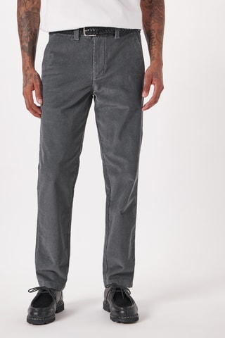 Pantalon en velours - Gris foncé