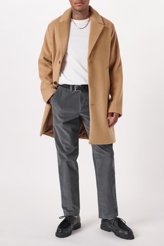 Pantalon en velours - Gris foncé