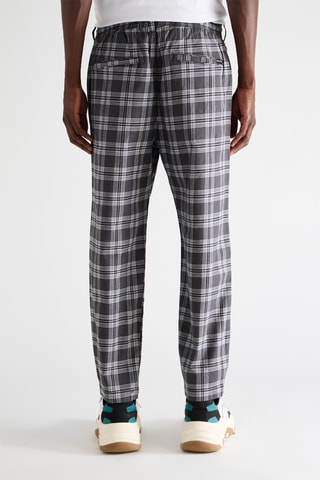 Pantalon - Gris foncé et écru