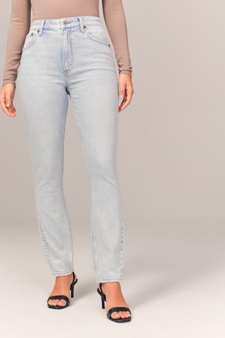 Jean taille haute - Ciel