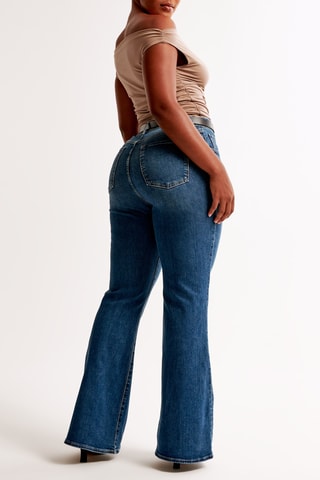 Jean taille haute - Bleu marine