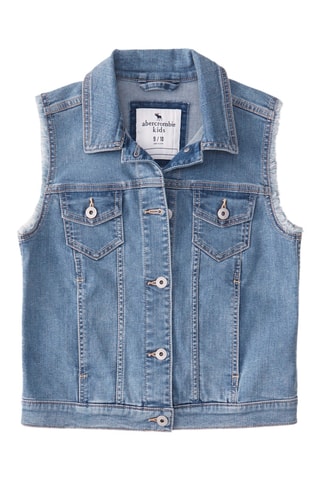 Veste sans manches en jean - Indigo