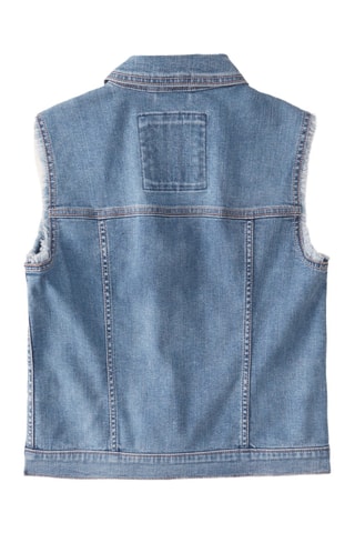 Veste sans manches en jean - Indigo