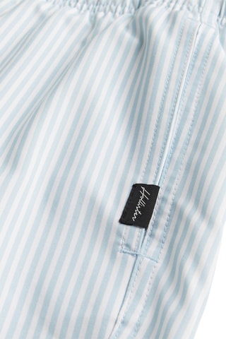 Short de bain - Ciel et blanc