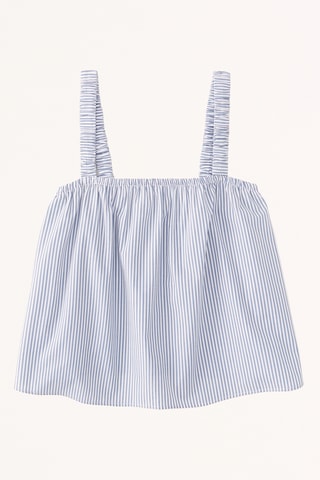 Top de pyjama - Ciel et blanc