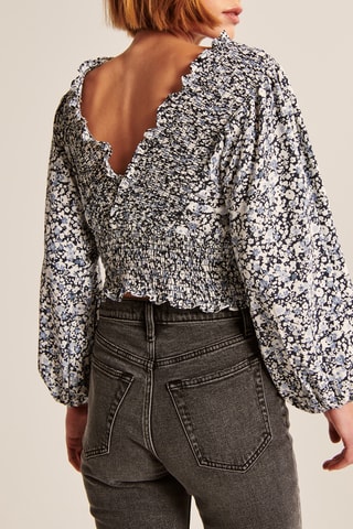 Crop top - Bleu-gris