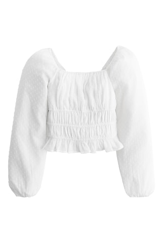 Crop top - Blanc