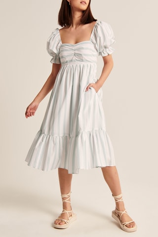 Robe midi - Blanc