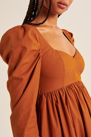 Robe patineuse - Marron