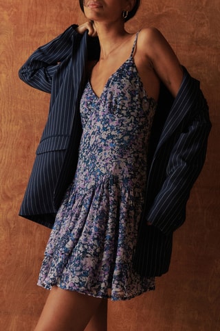 Robe volantée - Violet