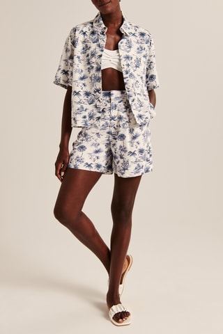 Chemisier en lin - Blanc