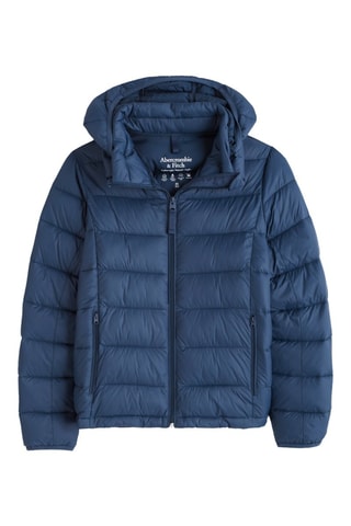 Doudoune à capuche - Bleu pétrole