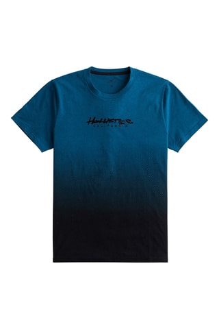 T-shirt dip and dye - Bleu foncé et noir