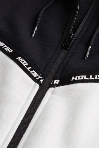 Sweat polaire - Blanc et noir