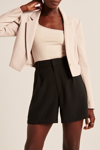 Short taille haute - Noir