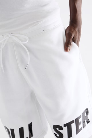 Short en lin - Blanc