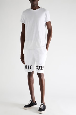 Short en lin - Blanc