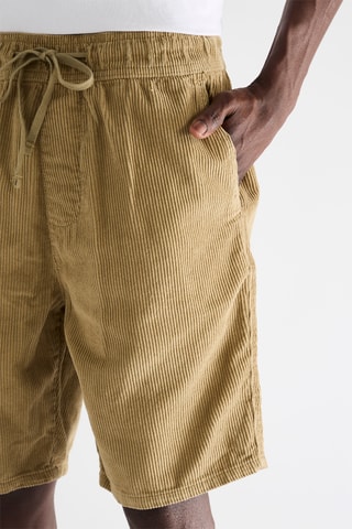 Short en velours - Kaki