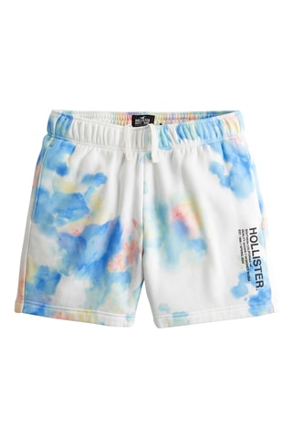 Short tie and dye - Blanc