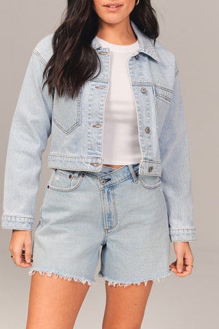 Short en jean - Bleu