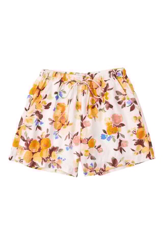 Short en lin - Blanc