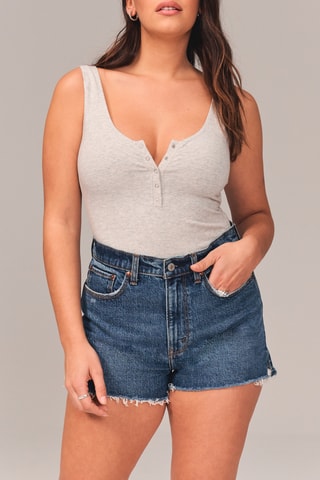 Short en jean - Bleu