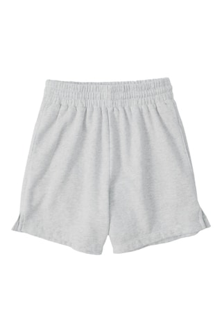 Short taille haute - Gris clair chiné