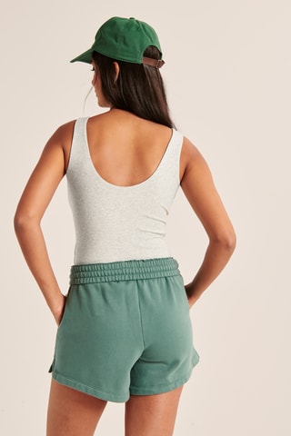 Short taille haute - Vert