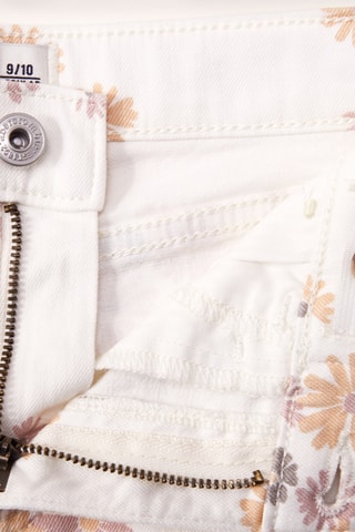 Short en jean - Blanc