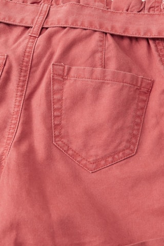 Short en jean - Rouge