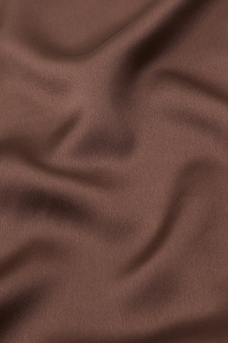 Jupe midi taille haute - Marron