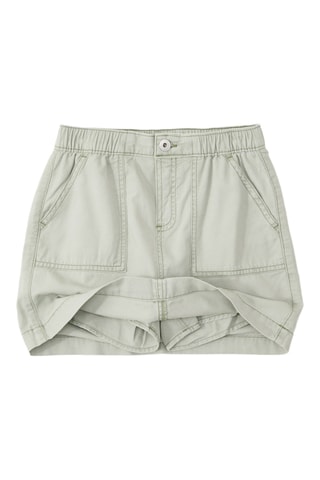 Jupe trompe-l'œil - Vert clair