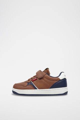 Sneakers Aiden - Cognac e navy
